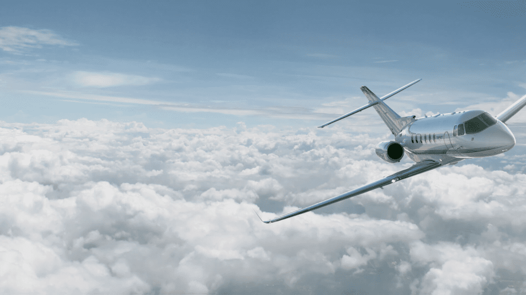 : Luxury private jet charter
