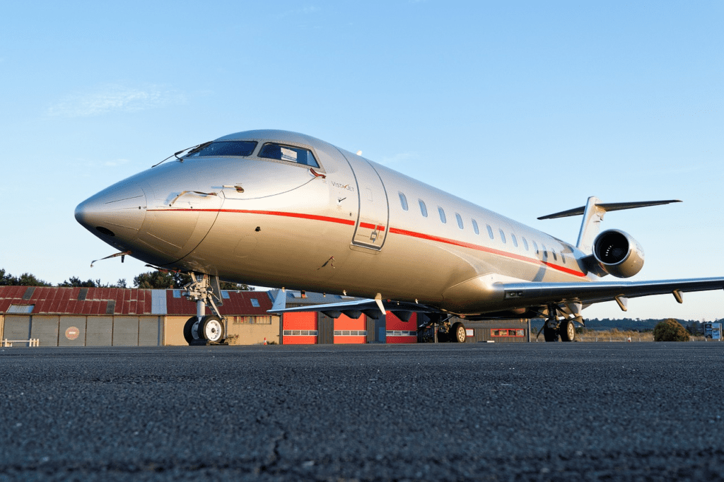 a private jet