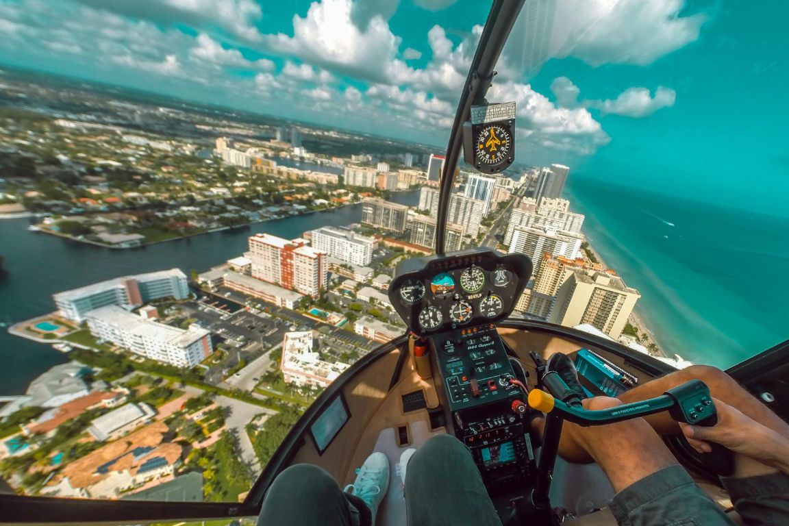 helicopter tour in miami